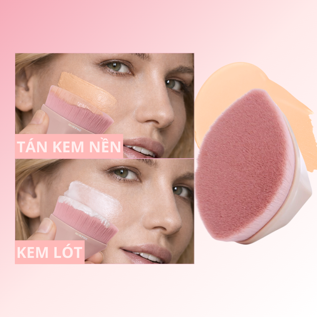 Cọ Tán Nền Tán Đều Chỉ Bằng Một Lần Vuốt MORPHE Foundation Brush M209 Lông Siêu Mềm